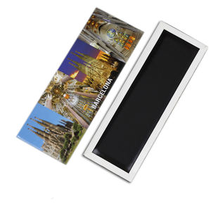Magnete da <span class=keywords><strong>Frigo</strong></span> in Metallo Parlante 80*53mm 90*65mm Design Personalizzato Souvenir di Viaggio Produzione all'Ingrosso - Product Image 5