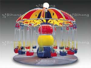 Atracción Parque Temático Parque de Atracciones <span class=keywords><strong>Silla</strong></span> voladora giratoria Instalaciones de entretenimiento para niños a la venta - Product Image 2