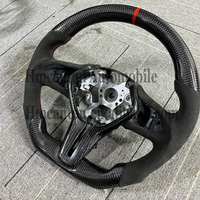 Volante de Fibra de Carbono Real y Alcántara Personalizado de Primera Calidad para Infiniti Q50 Q60