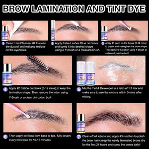 Kit <span class=keywords><strong>de</strong></span> <span class=keywords><strong>teinture</strong></span> et <span class=keywords><strong>de</strong></span> lamination des sourcils professionnel ELAIMEI, kit <span class=keywords><strong>de</strong></span> permanente et <span class=keywords><strong>de</strong></span> lifting des <span class=keywords><strong>cils</strong></span> longue durée, kit teinté - Product Image 2