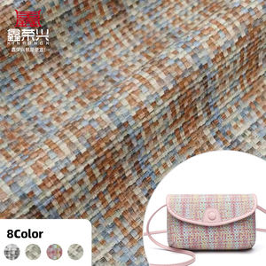 Tissu en cuir <span class=keywords><strong>synthétique</strong></span> à grain imprimé en PVC pour sacs à main, chaussures, portefeuilles, ceintures, décoration - Product Image 1