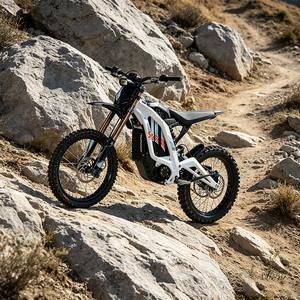 Motocicleta Todoterreno Ligera con Marco en X, Económica, de 10KW, con Batería de Litio de Larga Duración, Modelo 2026 1. Aumento de Potencia Mejorado - Product Image 2