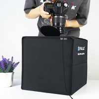 PU5032 lampu cincin fotografi Led 30cm, lampu cincin kotak pencahayaan fotografi dengan 6 warna latar belakang untuk Studio fotografi