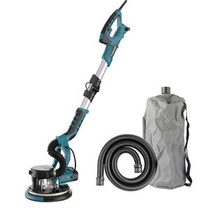 9inch Electric DIY <b>Wall</b> <b>Sanding</b> <b>Machine</b> with Variable Speed Self-Vacuuming Long-Handled Design 110V/220V/127V Compatible - Product Image 1