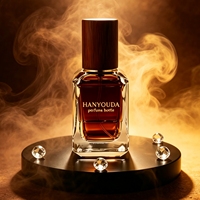 Flacon de parfum vide en verre pour homme, design intérieur ambré, flacon vaporisateur rechargeable, option de gravure, logo personnalisé