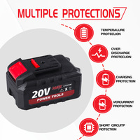Batterie au lithium-ion 20V MAX pour outils électriques sans fil, batterie de remplacement pour perceuse électrique, clé à chocs, tournevis