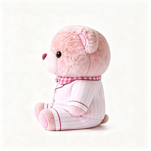 Orsacchiotto di Peluche Super Carino e Soffice in <span class=keywords><strong>Pigiama</strong></span> a Righe, Morbido Pupazzo <span class=keywords><strong>con</strong></span> Fiocco, Regalo per Bambini - Product Image 5