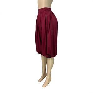 Kadınlar Yüksek Bel Balon Kapri Pantolon Elastik Bel Kabarık Bol Kırpılmış Pantolon Günlük Sokak Giysisi Günlük Bayan Kırpılmış Pantolon - Product Image 3