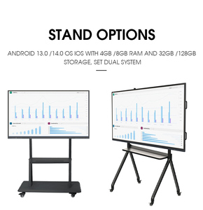 Hiseeview 65-Inch 4K Smart Whiteboard LCD Interactive Flat <b>Panel</b> for Indoor Education & Business Conference Meeting Dual System - Product Image 6