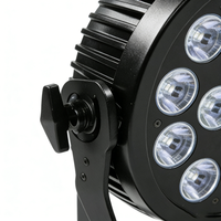 Luces LED RGBW 5 en 1/6 en 1 de Última Generación para Escenarios, Iluminación Profesional con Controlador DMX para Discotecas, Bares y Fiestas