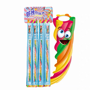 Snacks Exóticos al por Mayor, Tiras de Gomitas Masticables con Sabor a Frutas Mixtas, Dulces Arcoíris para Niños - Product Image 1