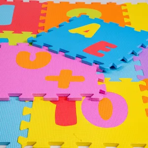 HONLOY-Juego de alfombra de rompecabezas entrelazado para niños, 8 piezas, alfombrilla sensorial, textura de rompecabezas, espuma de goma