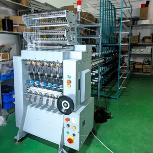 Máquina de Nitting de Cordón Elástico de Alta Velocidad, Máquina de Tejer con Cuerda de 6 Agujas, Gran Oferta
