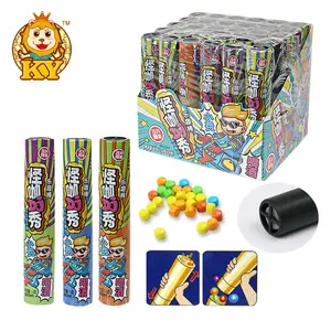 Manufacturer Wholesale Candy Funny Sound Tube Toy With Fruity Flavor Compress Candy For Kids