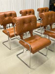 Ensemble de chaises de salle à manger en tissu européen Tucroma - Product Image 3