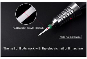 Fraise à ongles en carbure 3/32" pointue, grain M/C, pour manucure, ponceuse à cuticules, pour salon de manucure et usage domestique - Product Image 6