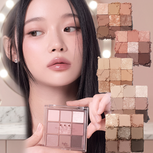 พาเลทอายแชโดว์หลากสี Kibo Professional Makeup รุ่น Fall Luminous Shimmer Satin ติดทนนาน กันน้ำ ปราศจากการทดลองกับสัตว์ ผลิตจากแร่ธาตุ 6 กรัม - Product Image 2