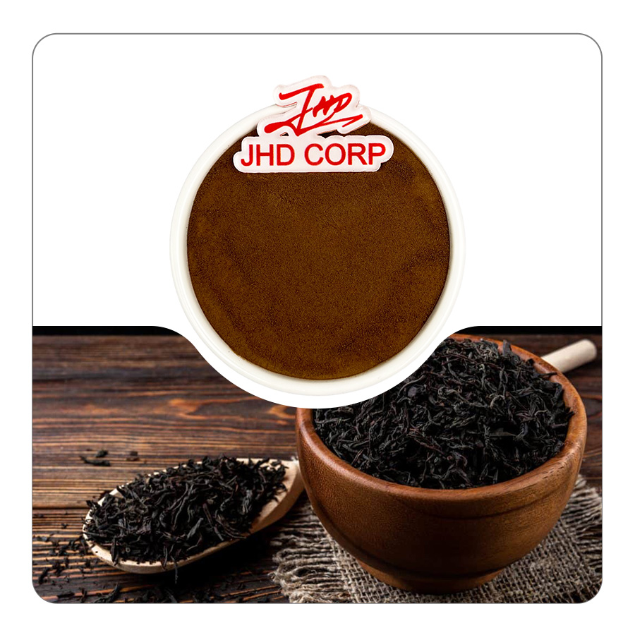 JHD Wholesale High Quality Black Tea Extract Powder Water Soluble Black Tea Extract