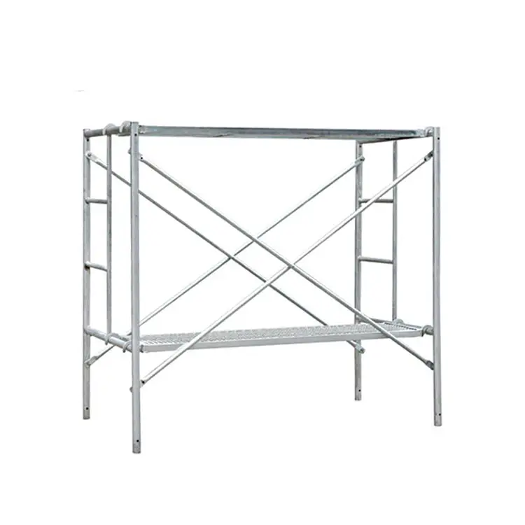 Tianjin Credit Wholesale Price Building Construction Steel Ladder Frame Scaffolding For Sale