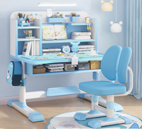 Ensemble table et chaise d'étude modernes et durables pour enfants, meubles en bois pour l'école, l'appartement, la maison, le bureau