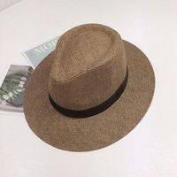 Sombrero Panamá Clásico Ajustable - Hecho a Mano en Ecuador, Sombreros de Sol para Mujer y Hombre, Sombrero de Paja para Hombre, Protección UV, Modelo J0157