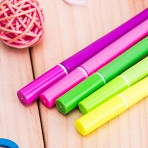 New Wholesale Creative Cute Flower Plastic Gel Ink <b>Pen</b> With Writing in Blue or Black Ink Custom Logo for Children Gift - Product Image 3