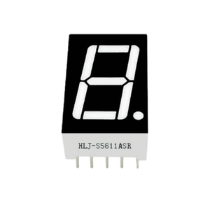 Pantalla LED de un Solo Dígito Superbrillante 5611 de 0.56 Pulgadas, Luz Roja/Azul de Alta Intensidad, Ánodo/Cátodo Común - Product Image 1