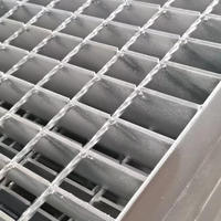 Grilles de sol en acier galvanisé à chaud, grilles de drainage en acier pour passerelles, grilles de drainage en acier pour fossés