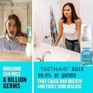 OEM/ODMプライベートラベル家庭用トラベルサイズ口洗いすすぎ息歯ホワイトニングミントマウスウォッシュスプレー - Product Image 6