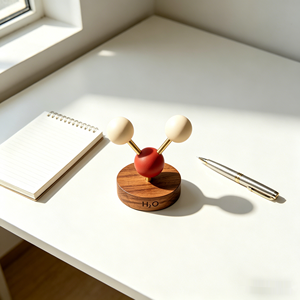 Adorno de Resina con Modelo de Molécula de Agua Personalizable BZY, Adecuado para Escritorios de Oficina, Decoración del Hogar y Regalos Navideños - Product Image 6