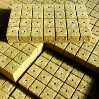Fabricant de blocs de culture de laine de roche agricole de jardin Cube de laine de roche hydroponique pour plantes