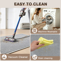 Nouveau tapis de salle de bain doux, lavable et à séchage rapide, super absorbant pour la buanderie, le sol, la porte et la cuisine