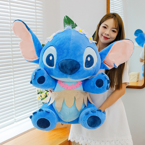 Ensemble de jouets en peluche <span class=keywords><strong>Lilo</strong></span> & Stitch-Animaux en peluche extraterrestres bleus et roses avec tenue hawaïenne en plusieurs tailles de jouets en peluche - Product Image 3