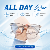 Lunettes anti-lumière bleue à monture transparente, unisexe, verres clairs, lunettes rétro, vente en gros