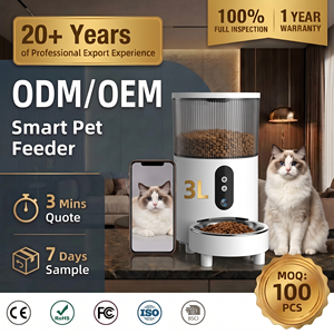 Distributeur de nourriture pour animaux de compagnie avec caméra HD 1080P, WiFi 5G, contrôle à distance via application, bol en ABS, caméra 0,3MP, accessoires pour animaux de compagnie, distributeur de nourriture de luxe de grande capacité 3L - Product Image 1