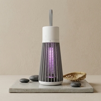 Piège à moustiques électrique puissant pour camping et extérieur, répulsif domestique, tue-mouches, piège multidimensionnel à grille électrique pour intérieur