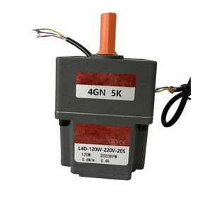 उच्च शक्ति 120 डब्ल्यू 80 मिमी समानांतर अक्ष ac स्थायी चुंबक में कमी मोटर सिंक्रोनस मोटर 50hz - Product Image 5