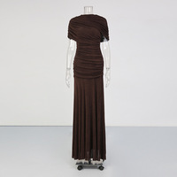 Nouvelle Collection 2026 – Robe Longue Décontractée en Jersey Extensible de Luxe pour Femme, Modeste et Élégante