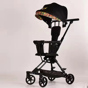 Nouveau système de poussette de voyage avec barre de poussée pour garçons et filles, porte-bébé avec roues - Product Image 3