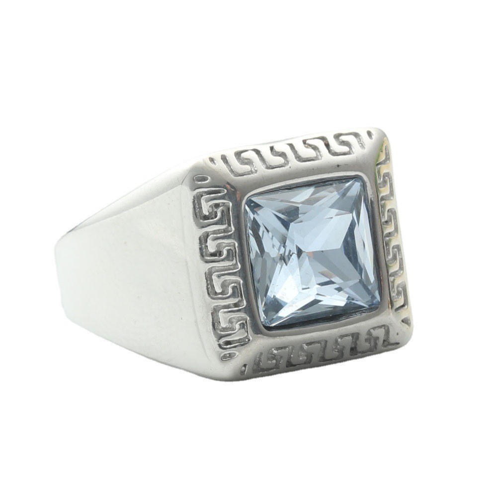 Steel-colored white diamond