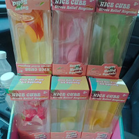 Jouets sensoriels anti-stress souples en forme de bâtonnets de glace aux fruits mélangés, en gelée de vaseline réaliste et non toxique, pour enfants