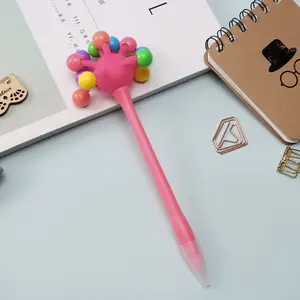 Stylo à bille en caoutchouc souple stylo cadeau pour les élèves de la maternelle stylo à bille tactile couleur bonbon stylo gel à huile moyenne