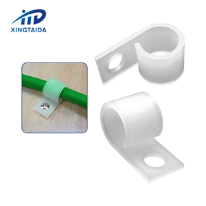 Abrazadera de cable tipo R de nailon de plástico Clip de cable tipo P con tornillo de montaje Buding Dia 3,2mm-25,4mm - Product Image 3