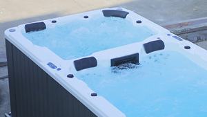 Spa <span class=keywords><strong>Exterior</strong></span> de 6 m con <span class=keywords><strong>Hidromasaje</strong></span>, Chorros de Aire, Jacuzzi de <span class=keywords><strong>Madera</strong></span> para 6 Personas, Spas Familiares - Product Image 3