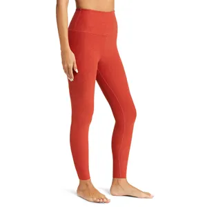 2024尼龙氨纶女式健身健身打底裤快干高腰XL瑜伽裤可持续批发商制造商