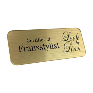 Personalizzato Inciso Premium Nome Tag Personale e Metallo Nome Del Dipendente Badge con Magnetico Sostenitori - Product Image 3