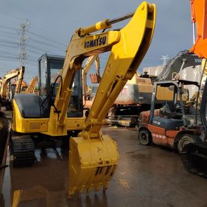 Excavadora hidráulica de orugas Komatsu PC55 PC55MR de segunda mano, miniexcavadora usada Komatsu PC55MR de 5,5 toneladas a la venta - Product Image 2