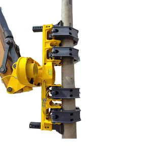 Machines de construction et de bâtiment, grappin pour poteaux lourds pour excavatrice, rotation à 360 degrés, grappin pour poteaux, grappin pour bois - Product Image 1