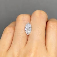 Diamante Sintético CVD Certificado por IGI de 5ct 6ct, Corte Excelente, Corte Marquise, Diamante Cultivado en Laboratorio, Diamante Suelto de Gran Quilate