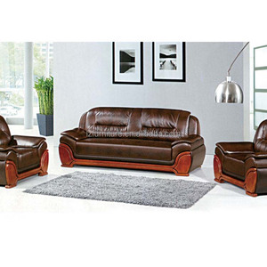 Ensemble de canapés de luxe en cuir véritable de style italien pour salon, design exécutif à prix abordable - Product Image 5